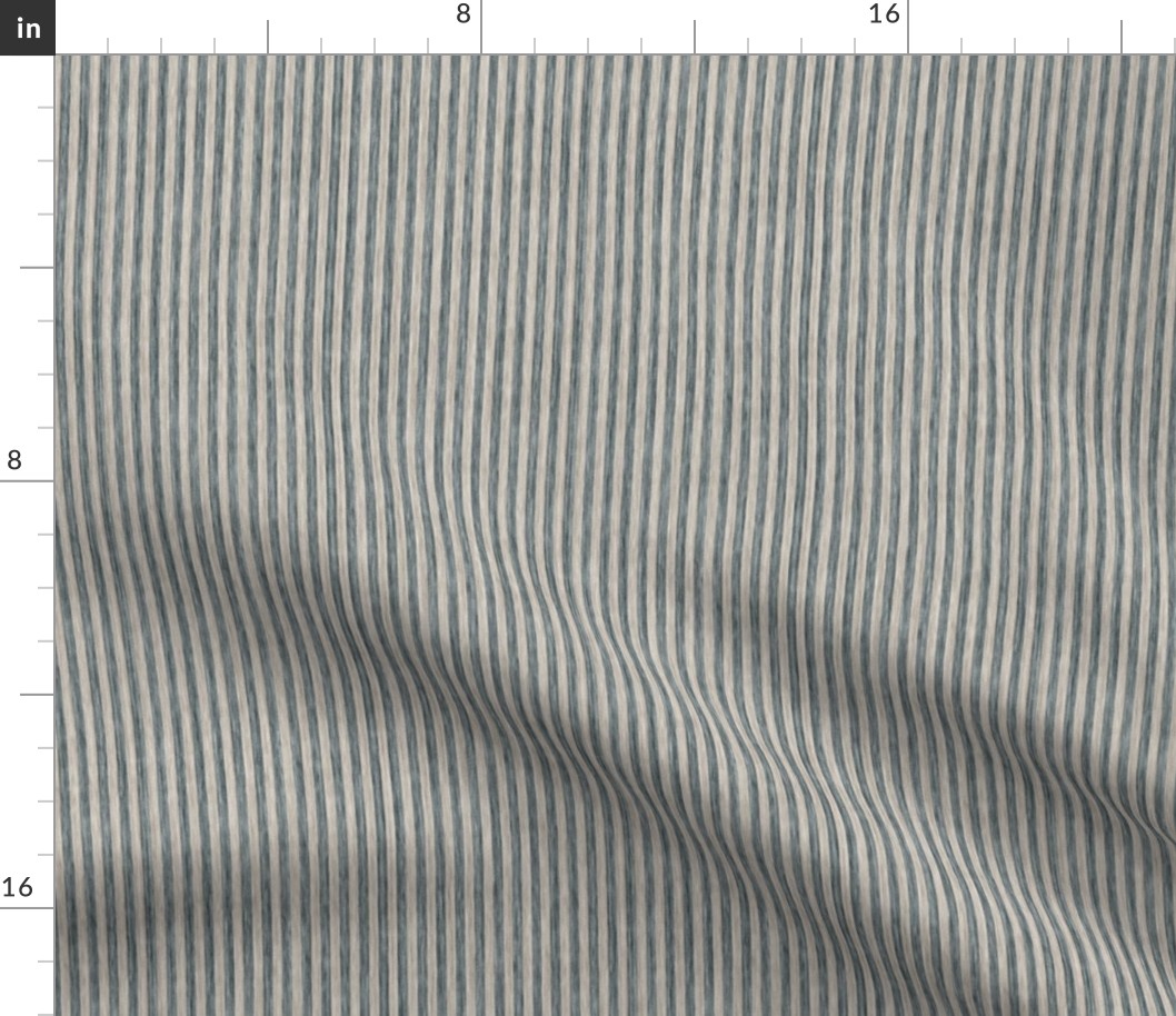 French Stripes - Antique Blue