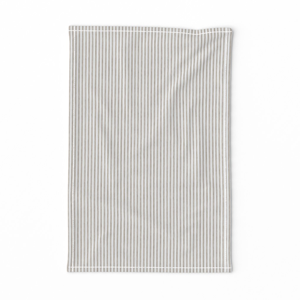 French Stripes - Antique White