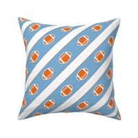 Football Stripes Carolina Blue