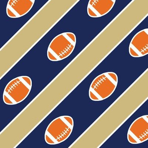 Football Stripes Pittsburgh Gold Navy