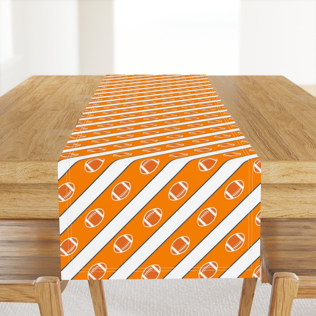 Football Stripes Tennessee Orange