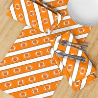 Football Stripes Tennessee Orange