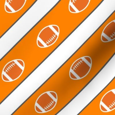 Football Stripes Tennessee Orange