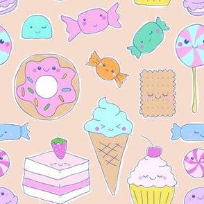 Kawaii Candy Party in Biscuit 