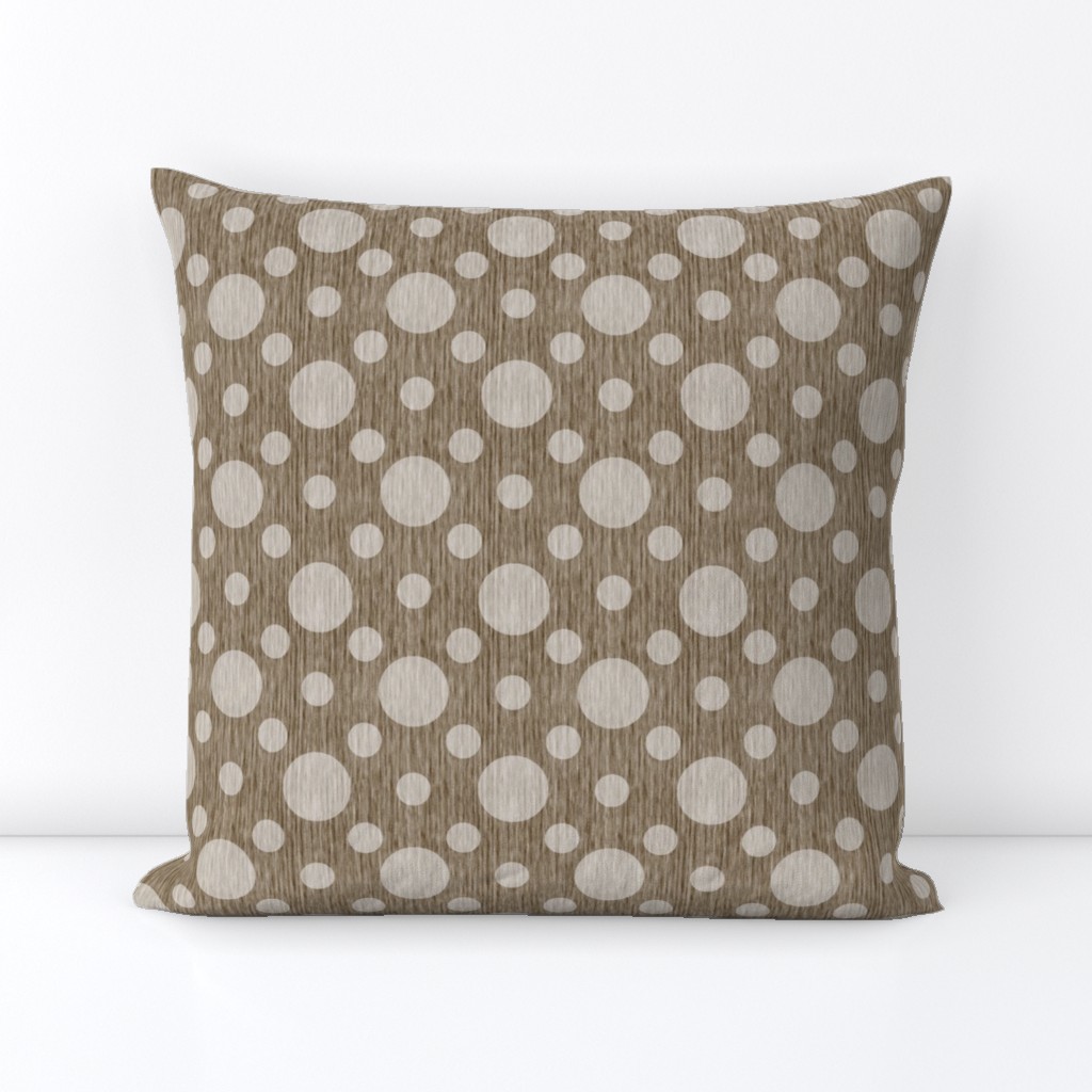 French linen  bubbles - Natural