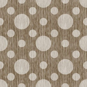French linen  bubbles - Natural