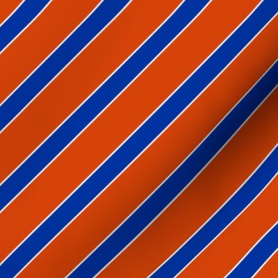 Boise Blue and Orange Stripes