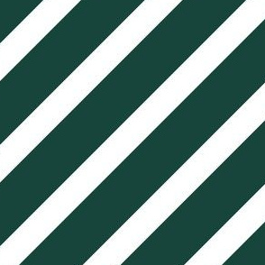 Michigan Green and Whit Stripes
