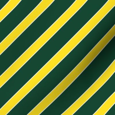Oregon Green and Yellow Stripes