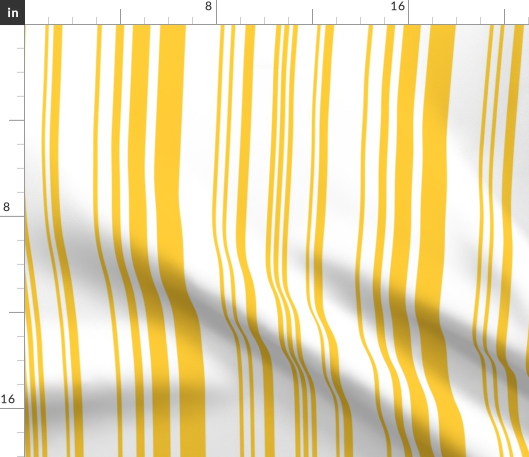 Abigail Anne: Yellow and White Stripes