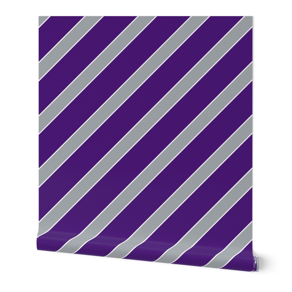 Texas Purple and Grey Stripes
