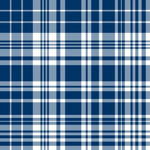 Abigail Anne: Dark Blue Plaid