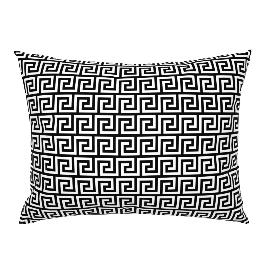 2" Greek Key Pattern | Black and White Collection