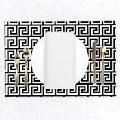 2" Greek Key Pattern | Black and White Collection