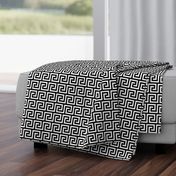 2" Greek Key Pattern | Black and White Collection