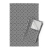 2" Greek Key Pattern | Black and White Collection