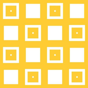 Abigail Anne: Yellow and White Squares
