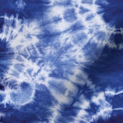 Shibori Indigo dyed fabric