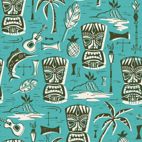 Tropical Tiki - Aqua