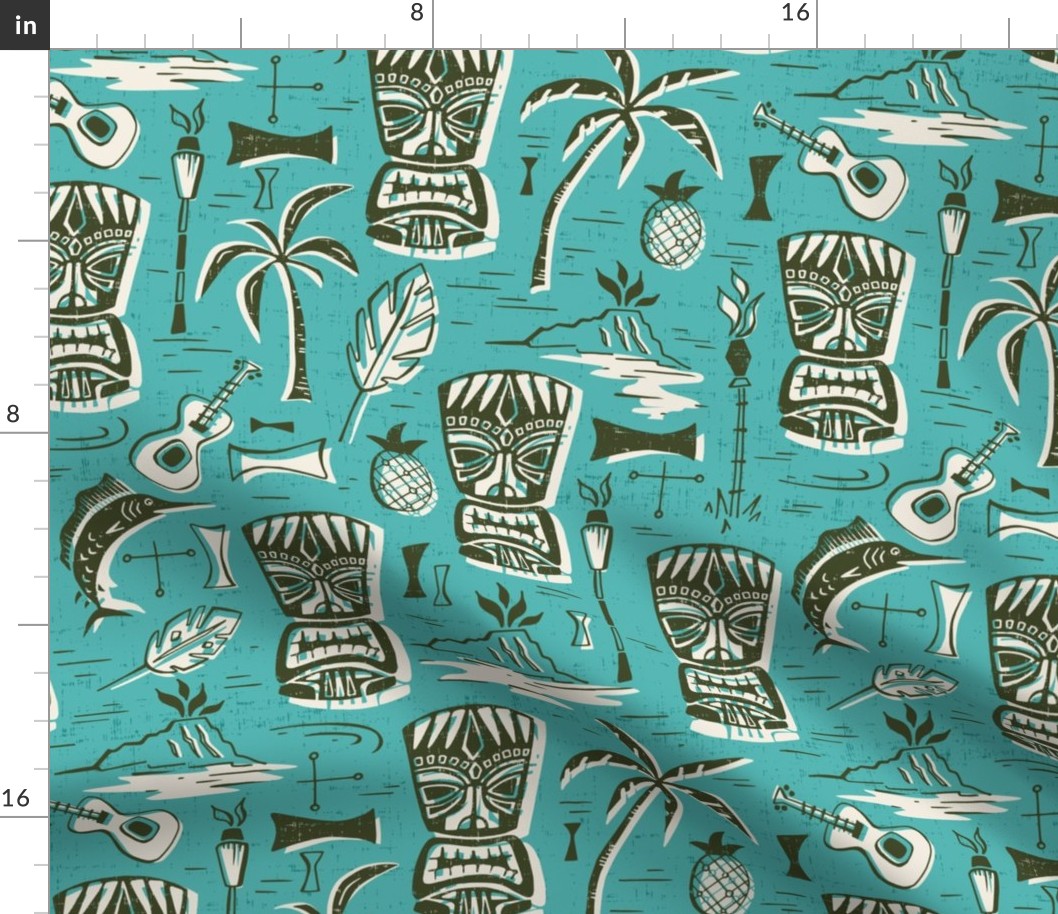 Tropical Tiki - Aqua