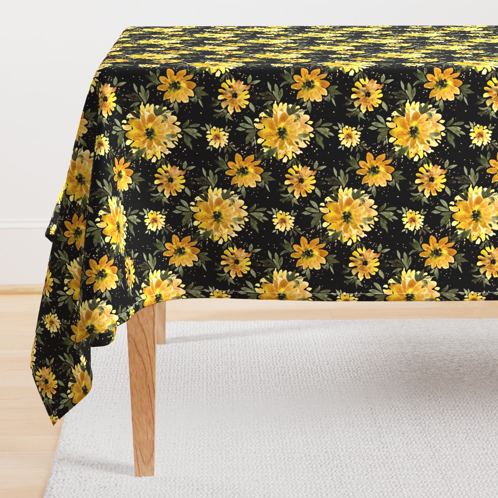 Sunflower Sprinkle black