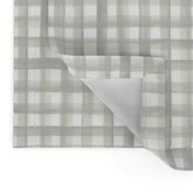 watercolor plaid-soft gray sage