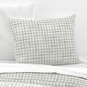 watercolor plaid-soft gray sage