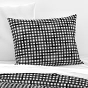 watercolor plaid-BW