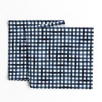 watercolor plaid-navy