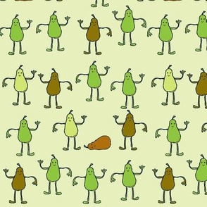 Dancing Pears Green