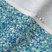 Aqua mermaid faux glitter sparkles