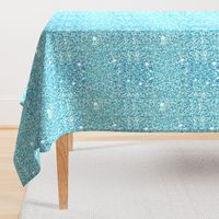 Aqua mermaid faux glitter sparkles