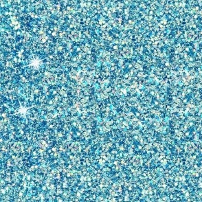 Aqua mermaid faux glitter sparkles