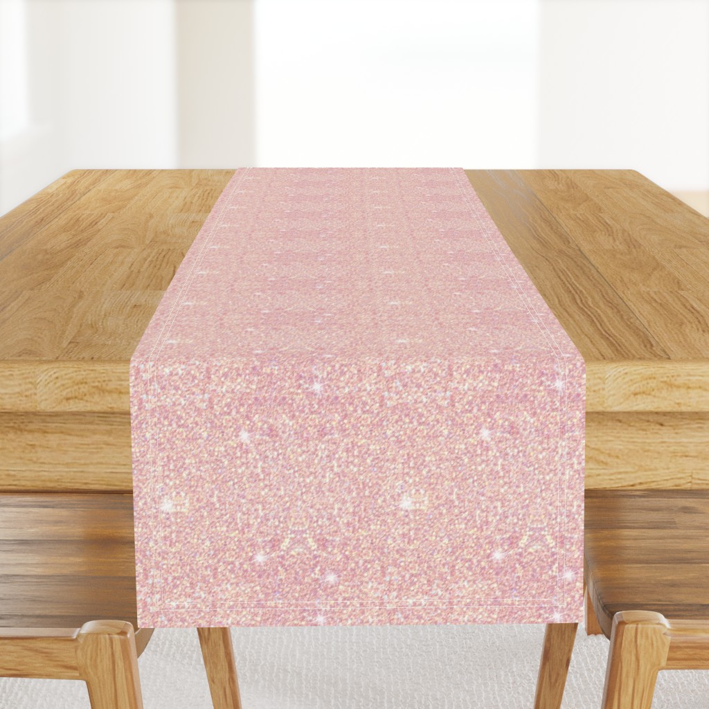 blush faux glitter sparkles pink