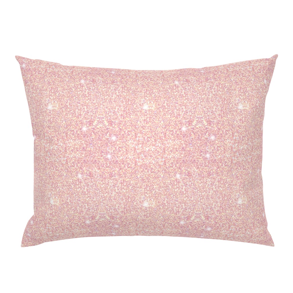 blush faux glitter sparkles pink