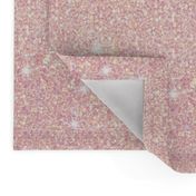 blush faux glitter sparkles pink