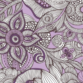 doodles purple and brown 01