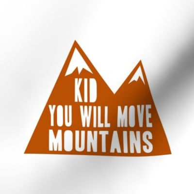 8" quilt block - you will move mountains