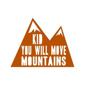 8" quilt block - you will move mountains