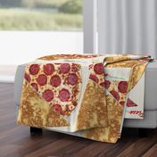 Pizza Pillow Cut and Sew Panel