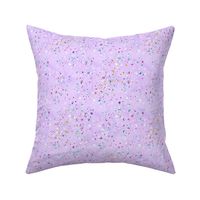 Lilac purple faux glitter confetti sparkles