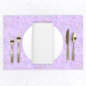 Lilac purple faux glitter confetti sparkles