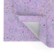 Lilac purple faux glitter confetti sparkles