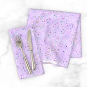 Lilac purple faux glitter confetti sparkles