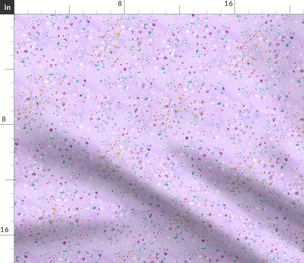 Lilac purple faux glitter confetti sparkles