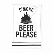 S'more Beer Please Campfire Tea Towel 