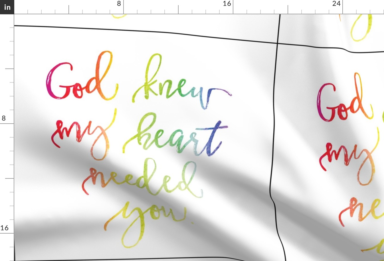 6 loveys: god knew my heart needed you rainbow baby