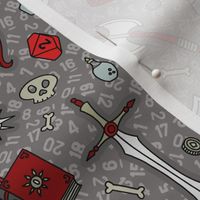 RPG Quest in Silver & Red (Large Scale)