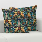 Peterbald cat damask midnight