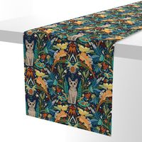 Peterbald cat damask midnight